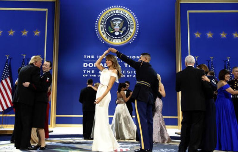 From inaugural parade to balls: US first couple displays flawless style