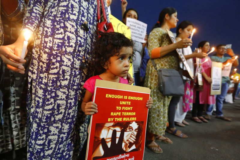Nation unites: Country stands up in protest to condemn crime against women