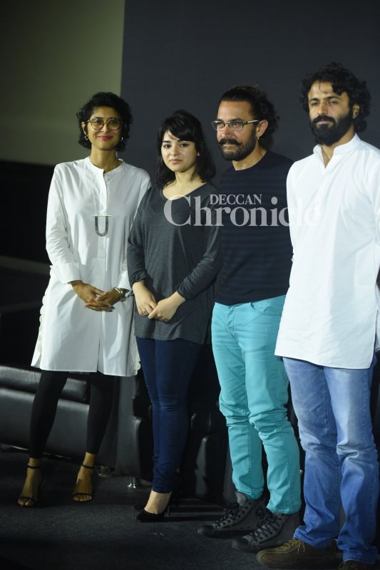Aamir Khan unveils his Secret Superstar Zaira Wasim as he launches trailer