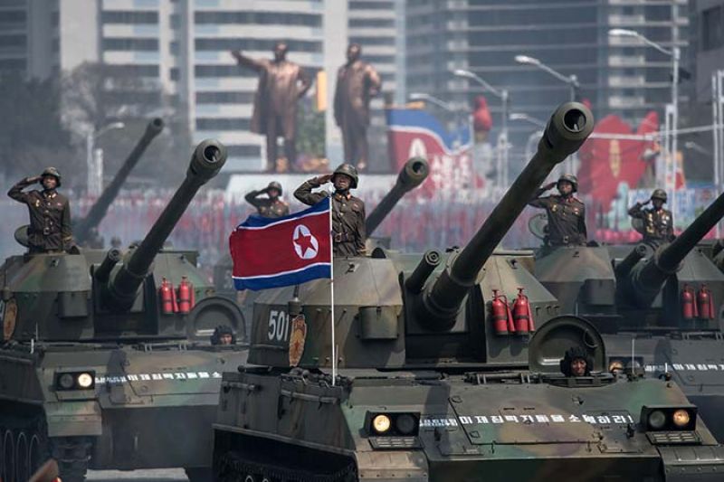 North Korea marks founders birthday, rolls out missilies, other weaponary