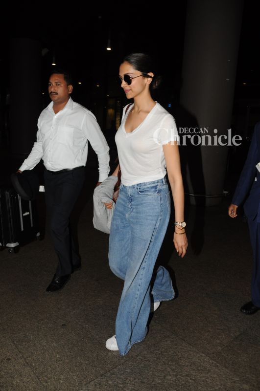 Deepika, Janhvi back from South, Aamir with son, Baahubali duo, others snapped