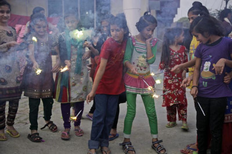 Lights, sweets and firecrackers: Nation celebrates Diwali with fervour