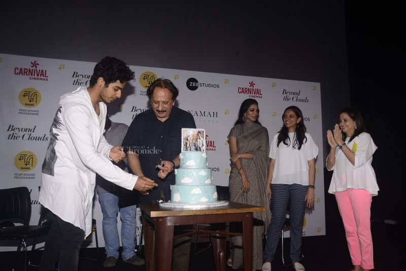 In photos: Ishaan and Malavika look lovely at Beyond the Clouds screening
