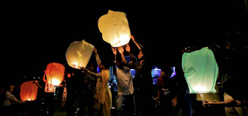 India shines bright on Diwali eve