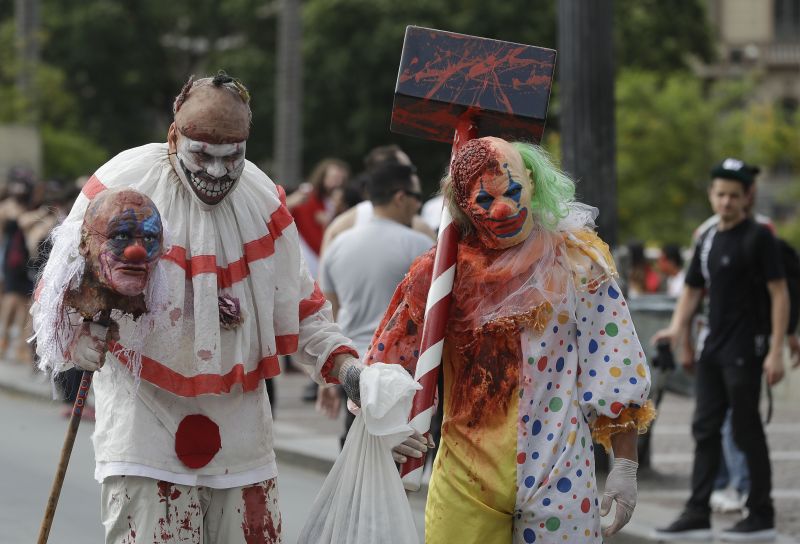 Annual Zombie Walk in Brazil to commemorate the Day of the Dead