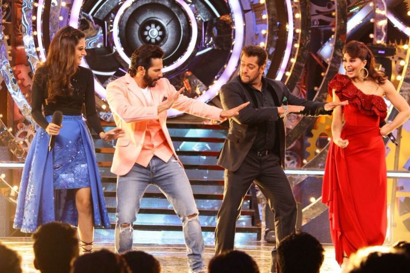 Salman and Judwaa 2 stars have a gala time as Bigg Boss 11 goes on air