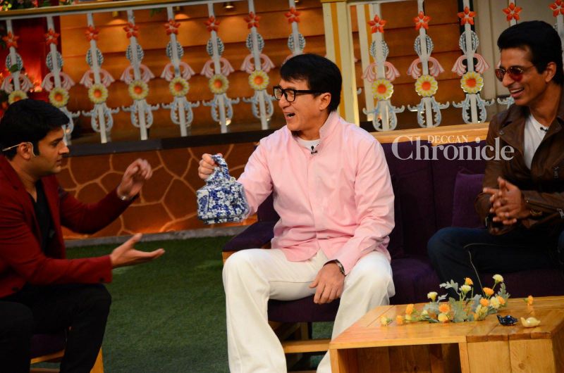 Jackie Chan has a gala time promoting Kung Fu Yoga in India Jackie Chan has a gala time promoting Kung Fu Yoga in India