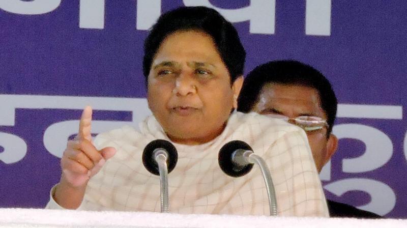 BSP supremo Mayawati at an election rally. (Photo: PTI)