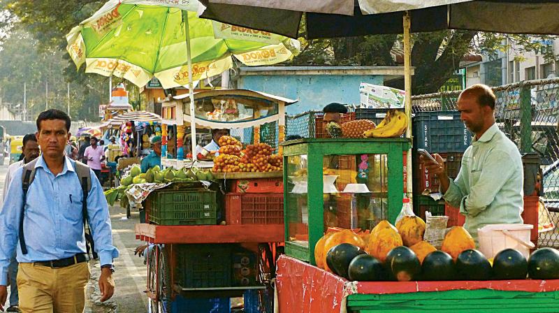 Although the BBMP has promised to earmark hawking zones in the city on the lines of Kuala Lumpur in Malaysia for the convenience of  both vendors and Bengalureans, it has done little about it so far.