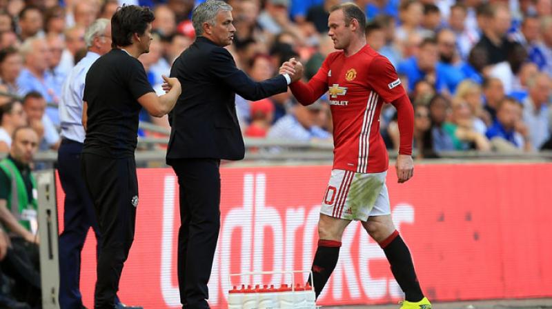 Rooney has endured a miserable few weeks after being dropped by United and England. (Photo: Twitter)