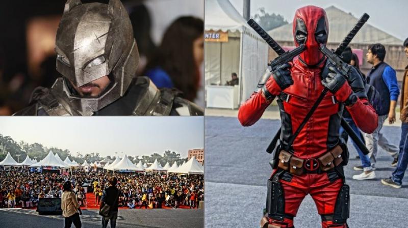 Cosplayers steal the show at Delhi Comic Con