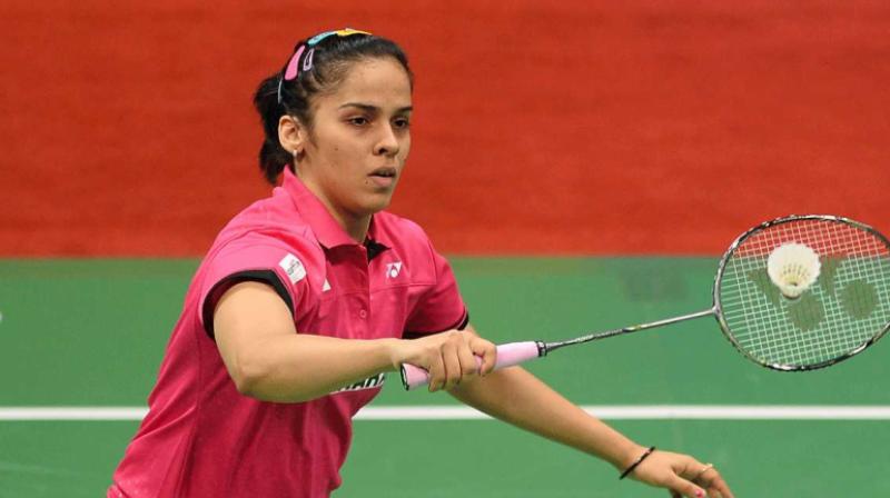 A gritty Saina Nehwal scripted a hard-fought straight-game win over former world champion Nozomi Okuhara of Japan to enter the womens singles semifinals of the USD 350,000 Malaysia Masters on Friday. (Photo: AFP)