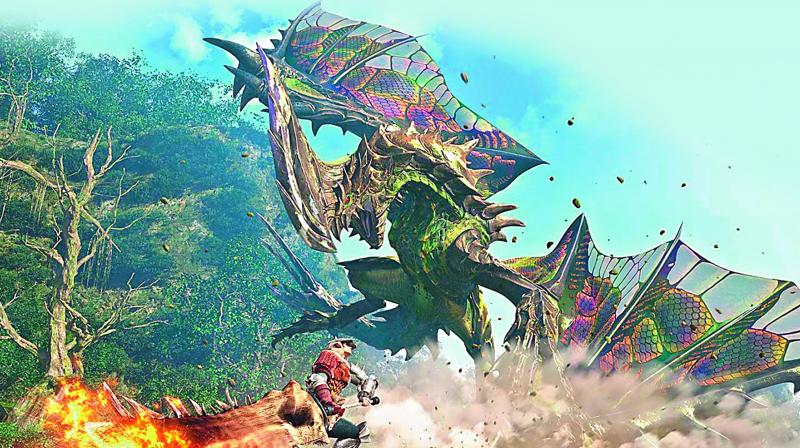 Monster Hunter:World, as the name suggests, is all about taking down giant beasts.
