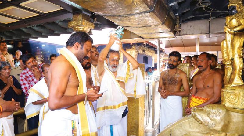 Travancore Devaswom Board officials are worried that some organisations were trying to create unrest at Sabarimala over the Supreme Court verdict on the womens entry.