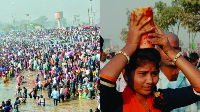 Warangal: Medaram devotees face traffic woes