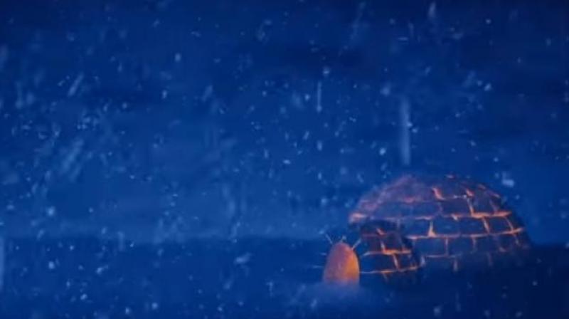 An igloo is a shelter, a place for people to stay warm and dry made from blocks of snow placed on top of each other. (Photo: Youtube screengrab)