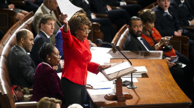 Democrats raised plenty of objections as the votes were counted on Friday in a joint session of Congress. (Photo: AP)