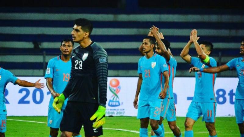 Gurpreet Singh Sandhu became the first Indian footballer to play in the UEFA Europa League. (Photo: Indian Football Team / Facebook)