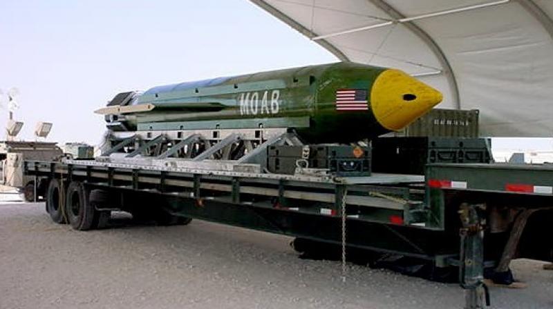 The GBU-43/B Massive Ordnance Air Blast bomb (Photo: AP)