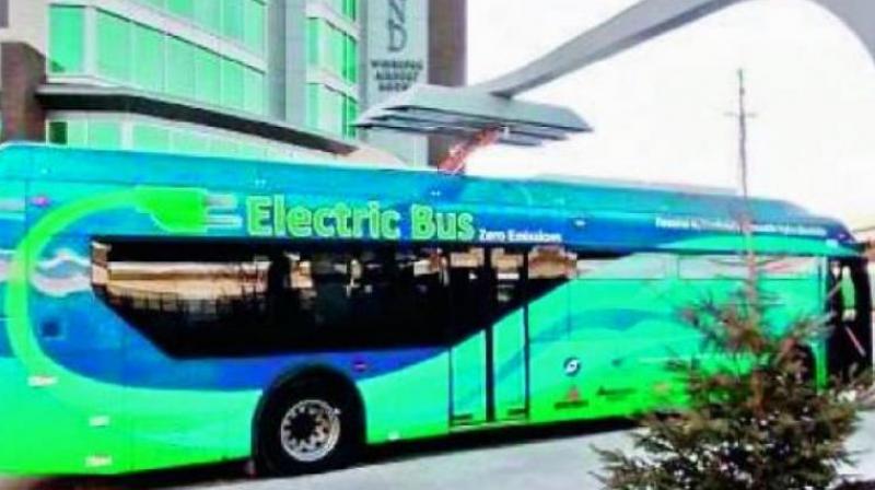 Meanwhile, 40 electric buses have officially been launched in the city on Tuesday by the transport commissioner Sunil Sharma at the Miyapur depot.