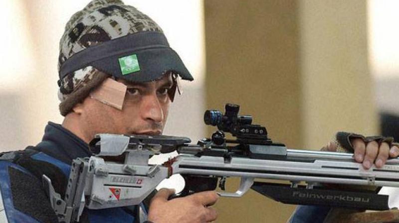 Sanjeev Rajput, the Indias silver medallist at the Glasgow 2014 Commonwealth Games, was attacked by a national-level shooter in Pune. (Photo: AP)