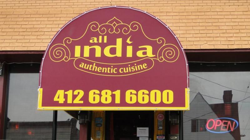 Police arrested Yuba Raj Sharma, 43, after the confrontation at the All India restaurant, in Oakland, Pittsburgh, and charged him with terrorist threats, indecent exposure, resisting arrest and public drunkenness. (Photo: Facebook)