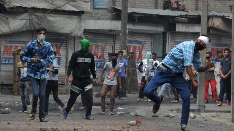 Major parts of Srinagar witnessed incidents of violence. (Photo: Deccan Chronicle)