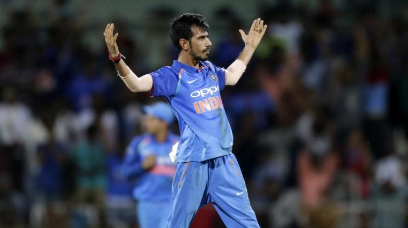 Yuzvendra Chahals figures of 6/25 bowling performance the third best in T20 cricket.. (Photo: AP).