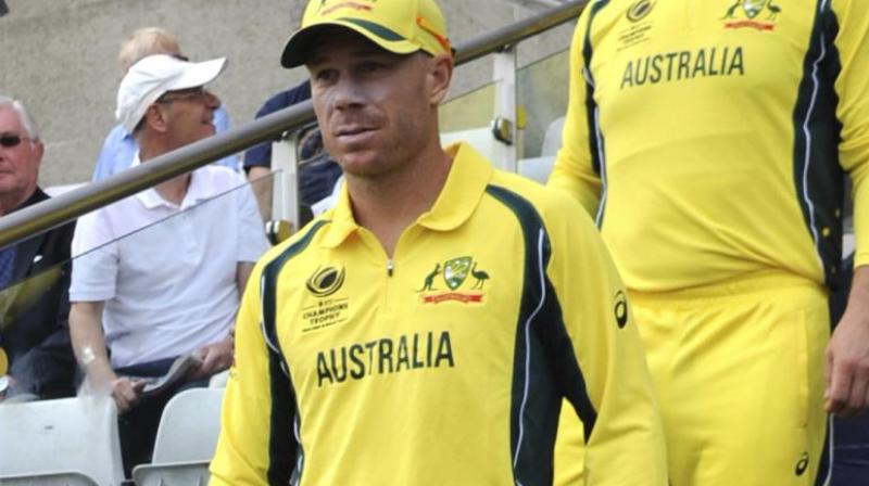 David Warner, the Test vice-captain, steps up to lead Australia in the T20 games which come a few weeks before the four-Test series in South Africa. (Photo: AP)