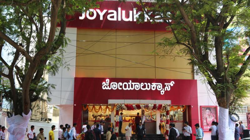 I-T sleuths raiding 130 premises of Joyalukkas stores on charges of alleged tax evasion. (Photo: Twitter/@JoyalukkasIndia)