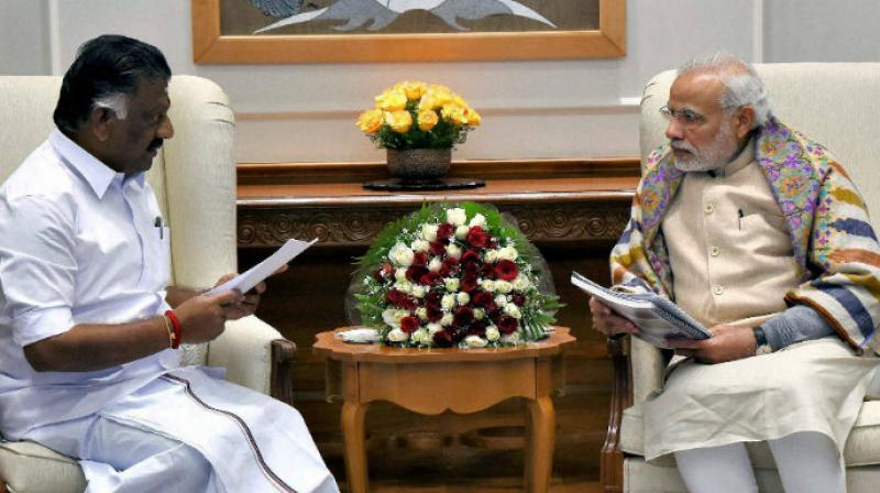 Tamil Nadu Deputy Chief Minister O Panneerselvam said no political issues were discussed with Prime Minister Narendra Modi during the meeting. (Photo: File | PTI)