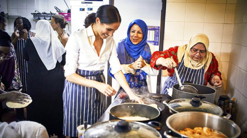 Meghan wrote the foreword to Together: Our Community Cookbook, which has already knocked JK Rowling off the number one spot on Amazons bestseller list.
