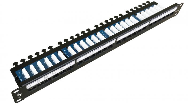 These new keystones jacks and patch panels modules have patented PCBs to accommodate solder-free pin and IDC mountings.