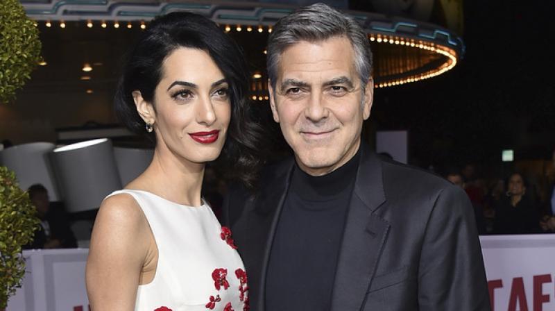 It was revealed in February earlier this year that George Clooney and Amal Clooney were expecting twins. (Photo: AP)