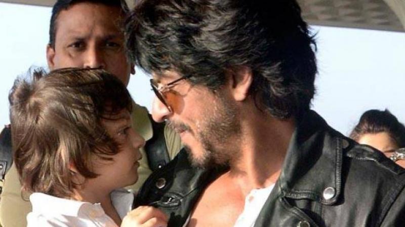 Shah Rukh Khan often gets spotted with son AbRam at various locations.