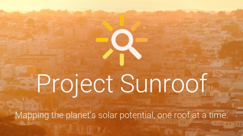 Project Sunroof: Solar energy sustainability with Google