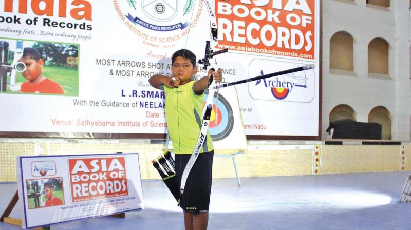 LR Smaran Sarvesh who got into Indian Book of Records for archery