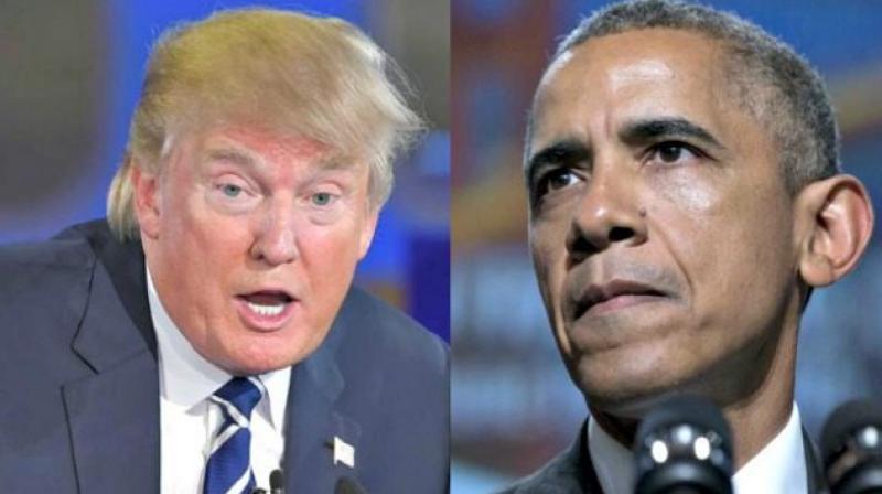 Trump has questioned whether Obama was born in the United States, a suggestion laden with deep racial overtones and the Democratic commander-in-chief has described the celebrity businessman as uniquely unqualified to be president. (Photo: AP)