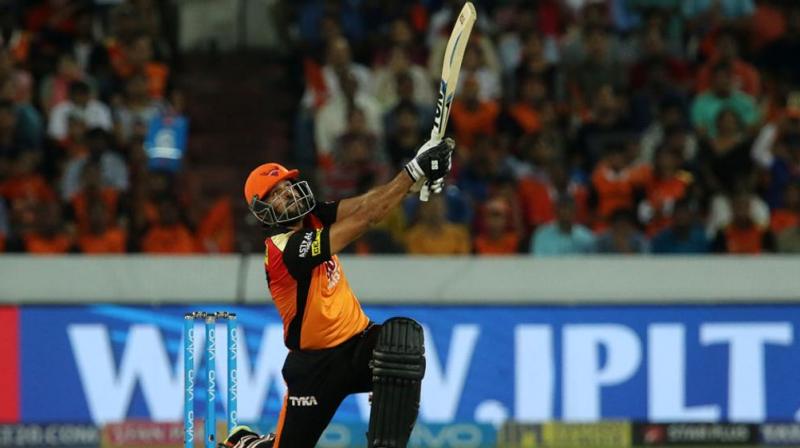 Yusuf Pathans match winning knock helped SRH cruise to 7 wicket win with a ball to spare. (Photo: BCCI)