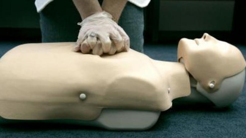 Train your kids to perform CPR. (Photo: AFP)