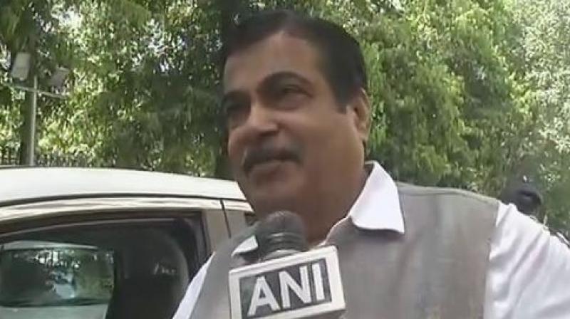 Road Transport and Highways Minister Nitin Gadkari. (Photo: ANI/Twitter)