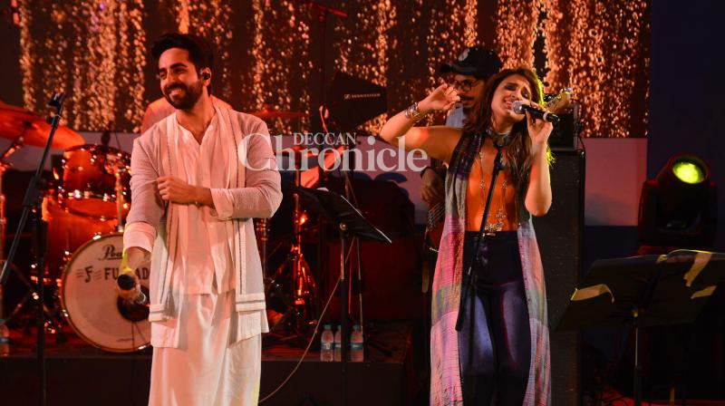 Parineeti-Ayushmann enthrall audiences with their singing skills at concert