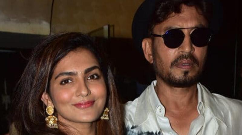 Parvathy and Irrfan Khan