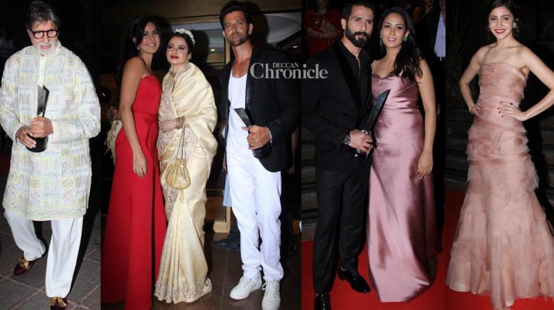 B-Town stars step out in their glamorous best for awards show