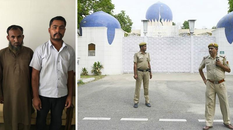 The two alleged ISI spies were arrested for leaking defence documents to Pakistan High Commission official in New Delhi  (Photo: ANI/AFP)
