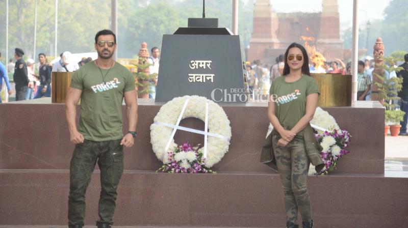 Sonakshi Sinha and John Abraham pay tribute to our armed forces
