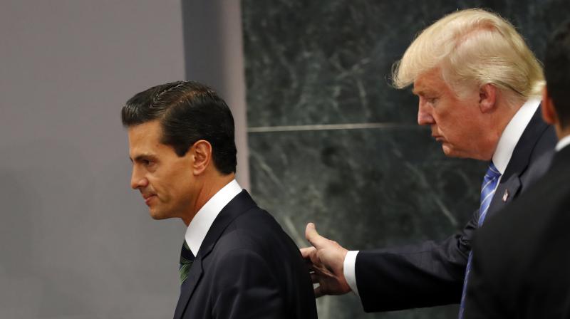 Mexican President Enrique Pena Nieto and US President Donald Trump. (Photo: AP/File)