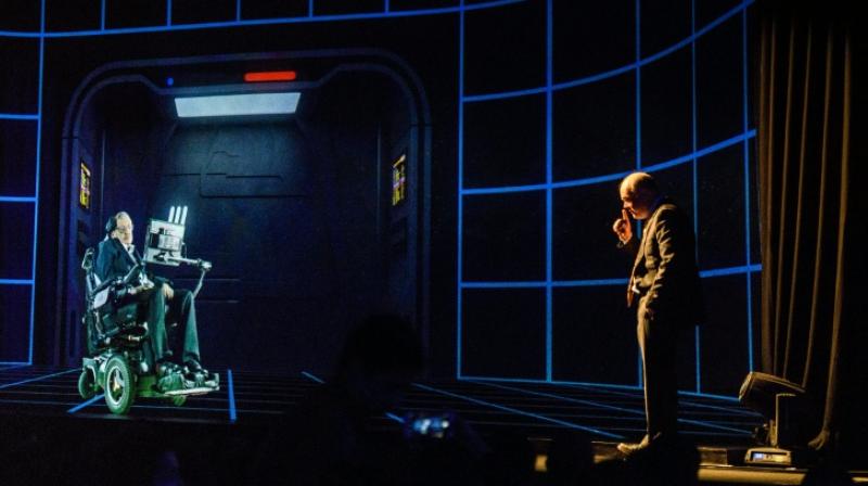 Renowned physicist Stephen Hawking has spoken to a Hong Kong audience by hologram, showcasing the growing reach of a technology which is making inroads into politics, entertainment and business (Photo: AFP)