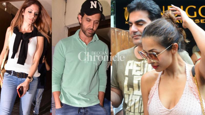 Exes bond: Hrithik-Sussanne catch film, Malaika-Arbaaz step out for lunch