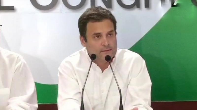 Congress president Rahul Gandhi said, I hope the BJP and the RSS have learned a lesson that the institutions, as well as the will of the people of this country, cannot be disrespected. (Photo: ANI | Twitter)